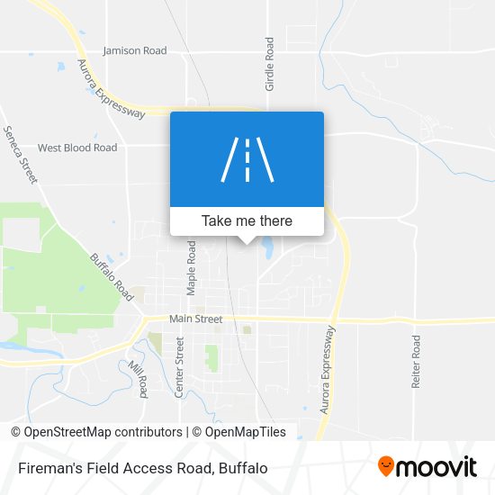 Mapa de Fireman's Field Access Road