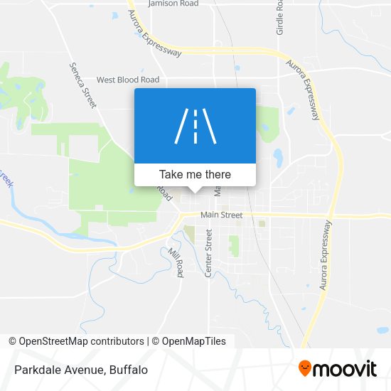 Mapa de Parkdale Avenue