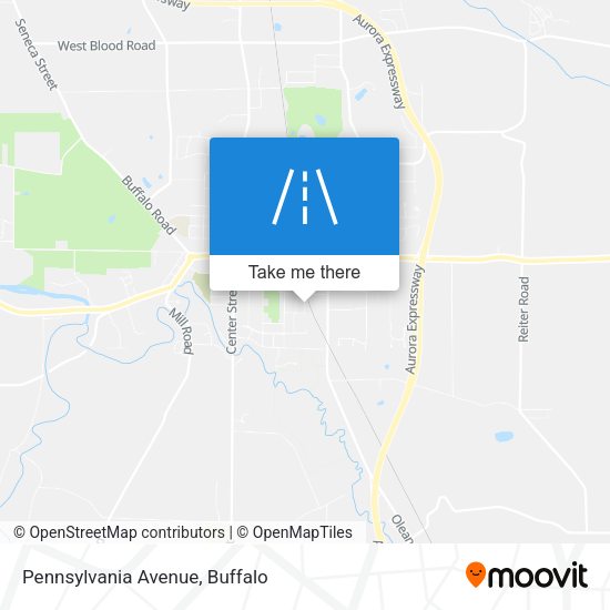 Mapa de Pennsylvania Avenue