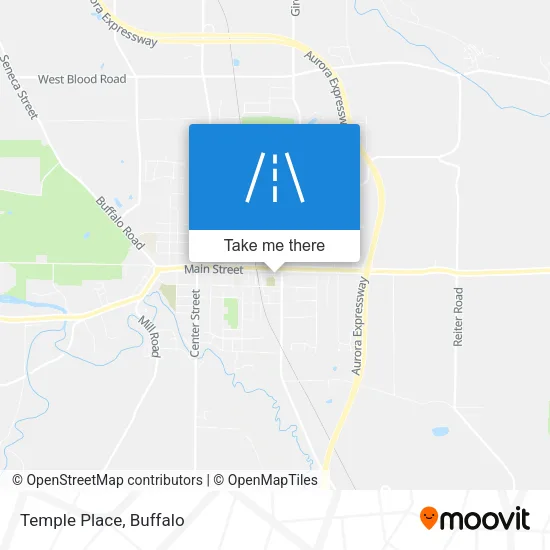 Temple Place map