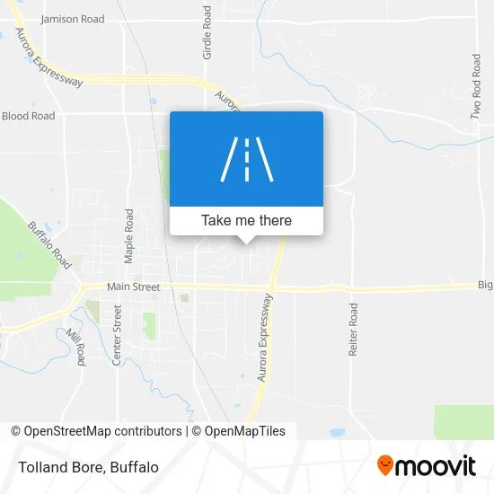 Tolland Bore map