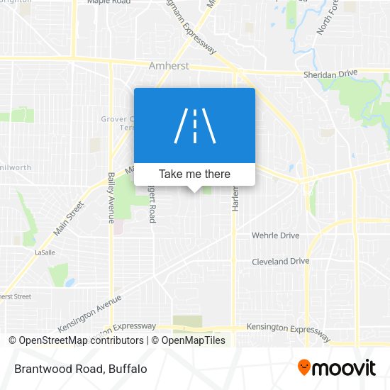 Mapa de Brantwood Road