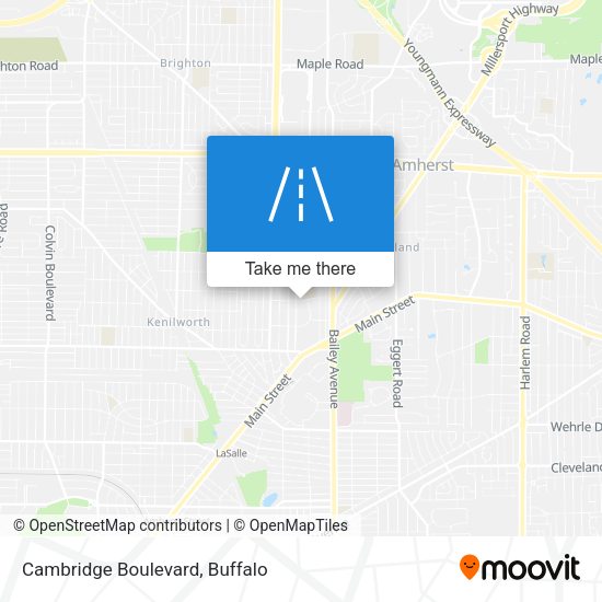 Cambridge Boulevard map