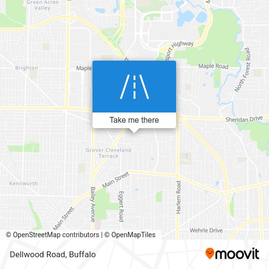Mapa de Dellwood Road