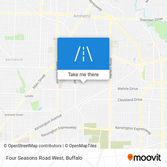 Four Seasons Road West map