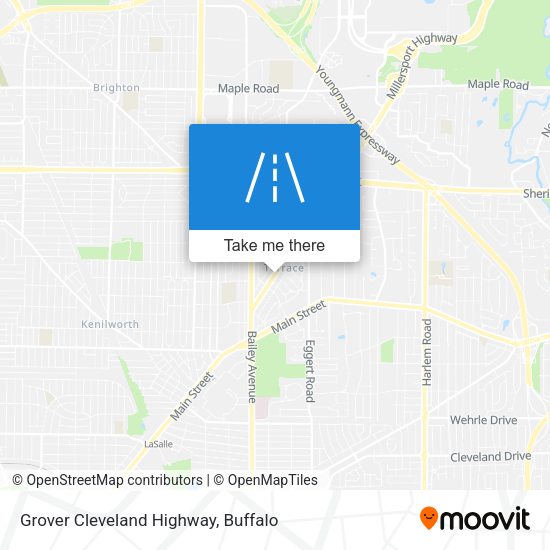 Mapa de Grover Cleveland Highway