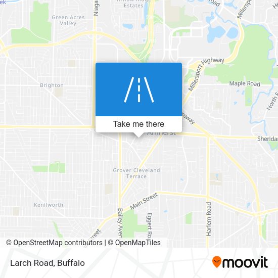 Mapa de Larch Road
