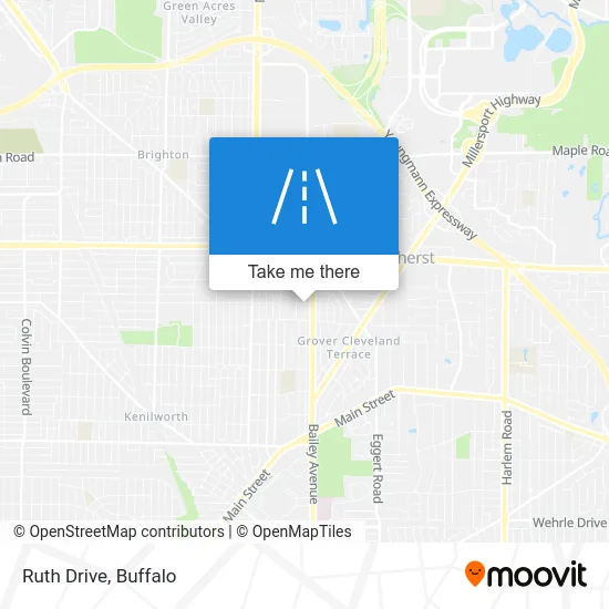 Ruth Drive map
