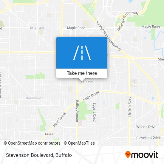 Mapa de Stevenson Boulevard