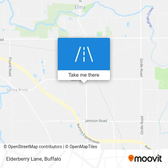 Elderberry Lane map