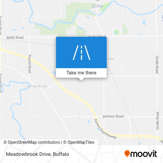 Mapa de Meadowbrook Drive
