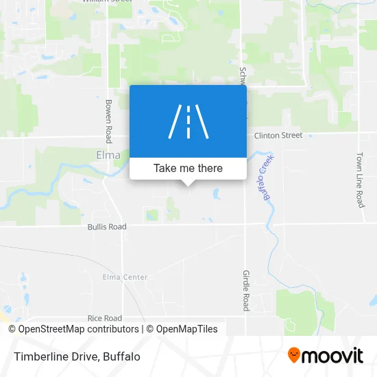 Timberline Drive map