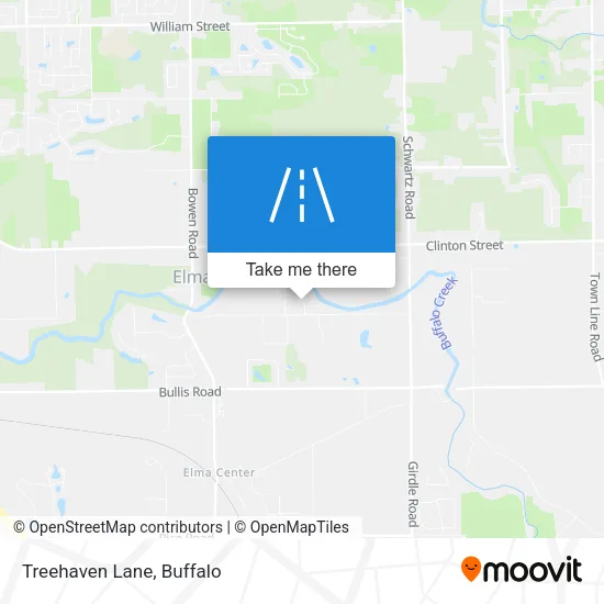 Treehaven Lane map