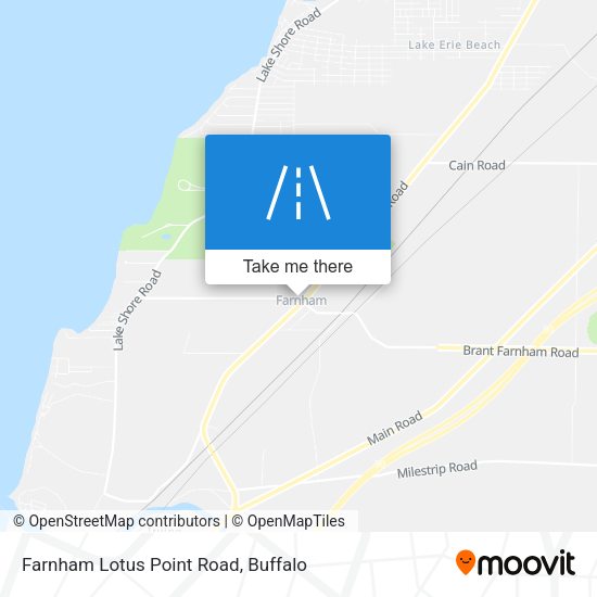 Mapa de Farnham Lotus Point Road
