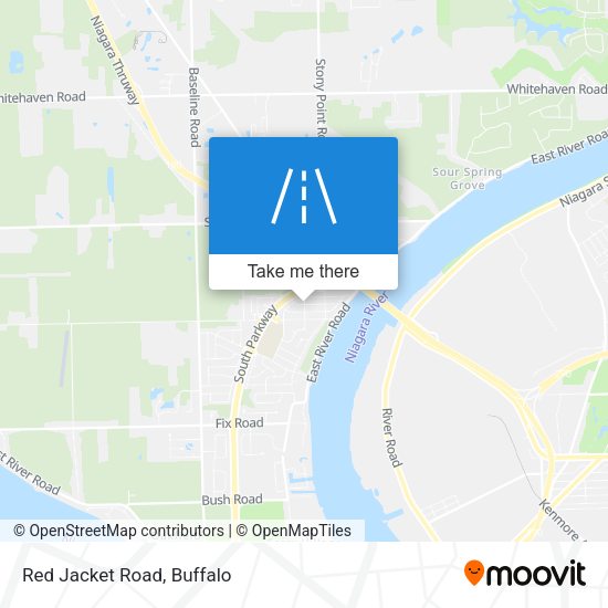 Mapa de Red Jacket Road