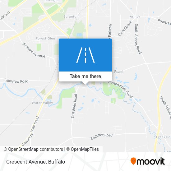 Mapa de Crescent Avenue