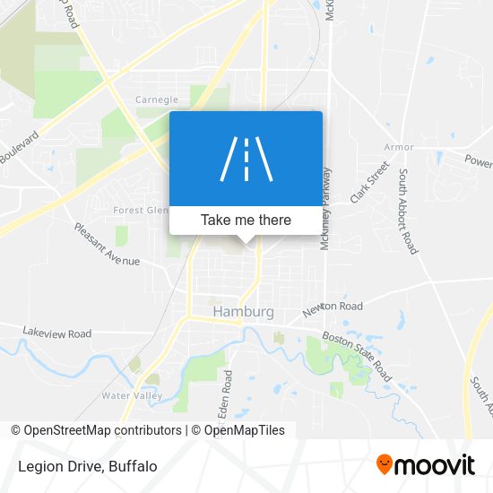 Mapa de Legion Drive