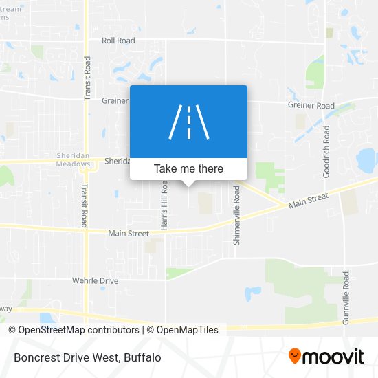 Mapa de Boncrest Drive West