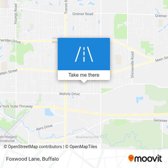 Mapa de Foxwood Lane