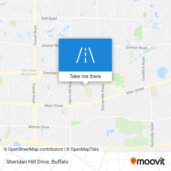 Mapa de Sheridan Hill Drive