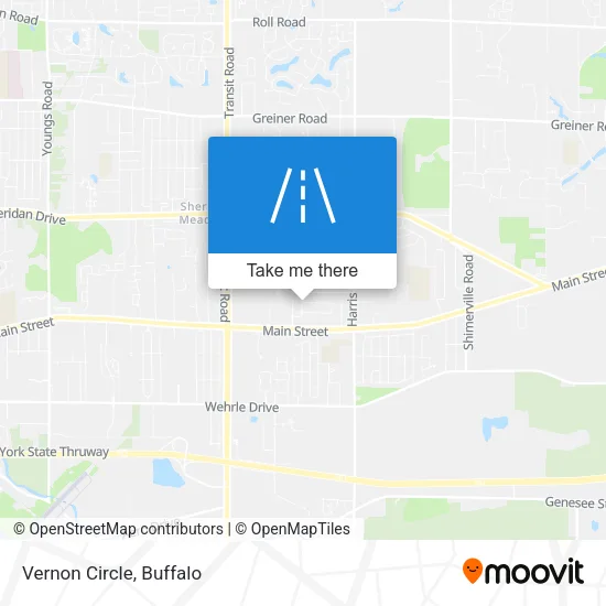 Vernon Circle map