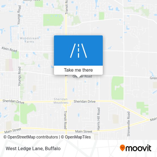 Mapa de West Ledge Lane