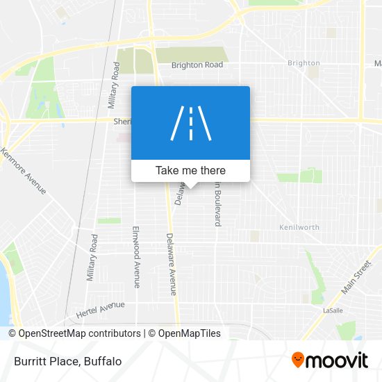 Mapa de Burritt Place