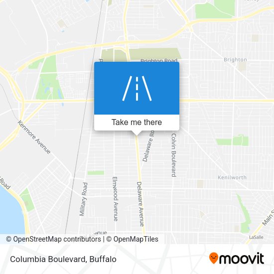 Mapa de Columbia Boulevard
