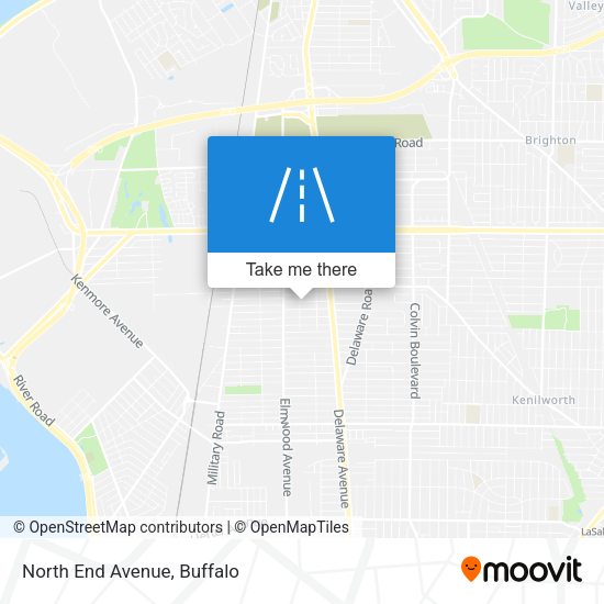 Mapa de North End Avenue