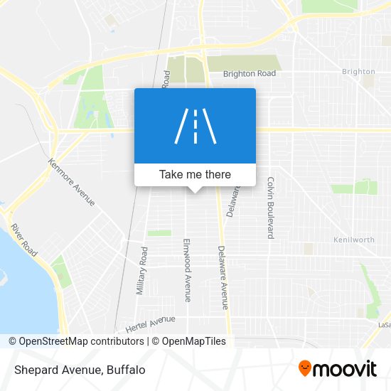 Mapa de Shepard Avenue