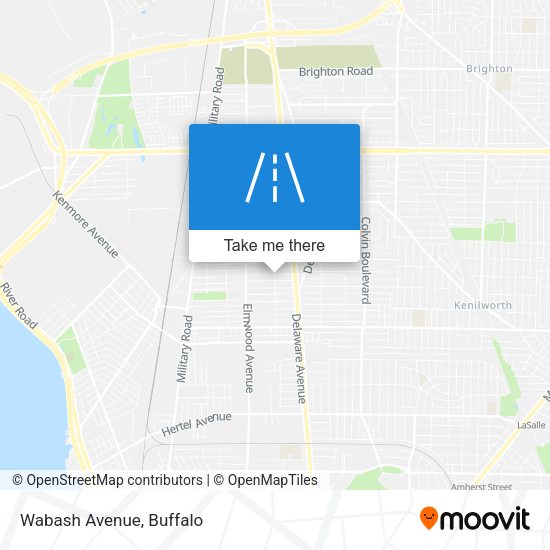 Mapa de Wabash Avenue