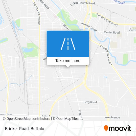 Mapa de Brinker Road