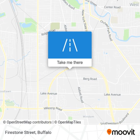 Mapa de Firestone Street