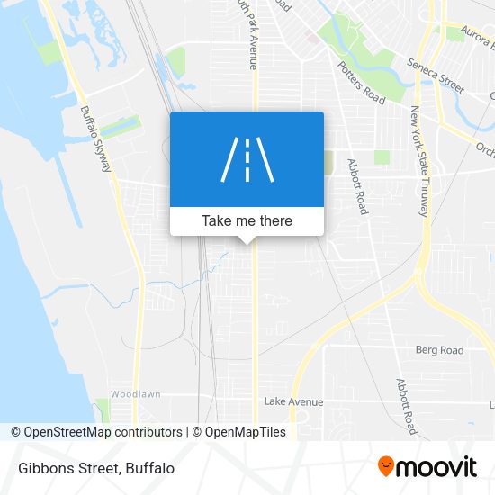Mapa de Gibbons Street
