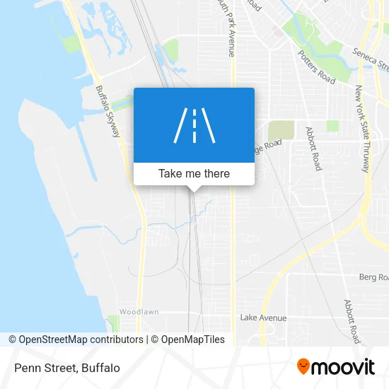 Penn Street map