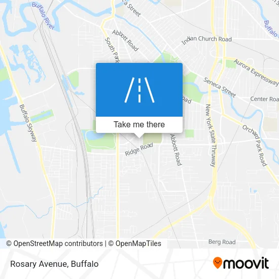 Mapa de Rosary Avenue