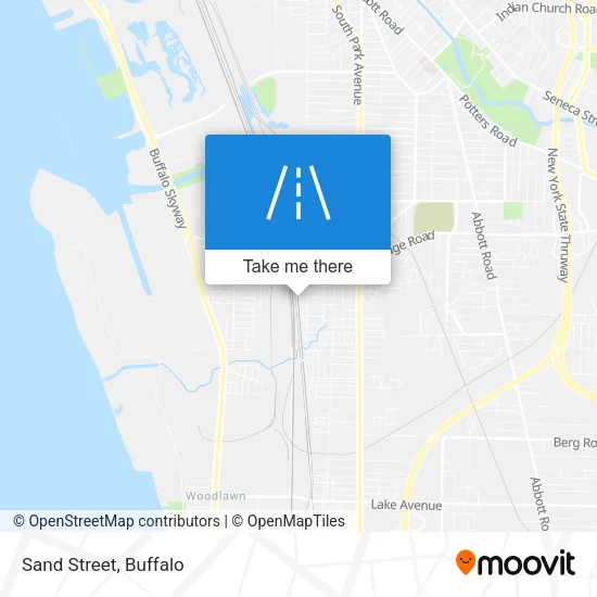 Sand Street map