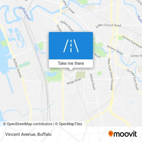 Vincent Avenue map
