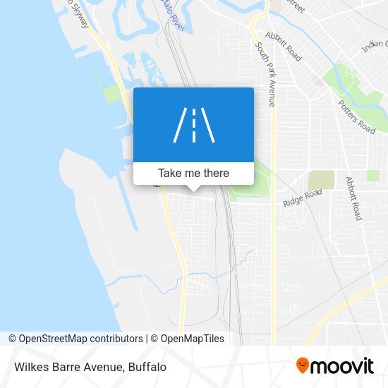 Mapa de Wilkes Barre Avenue