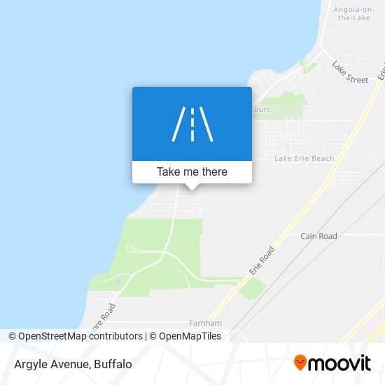 Mapa de Argyle Avenue