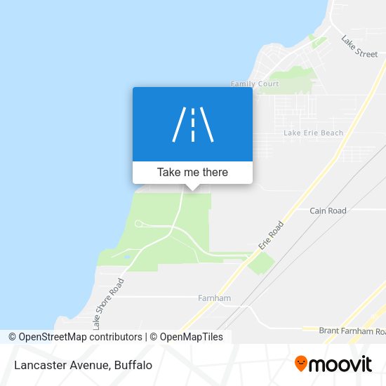 Mapa de Lancaster Avenue