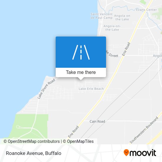 Mapa de Roanoke Avenue