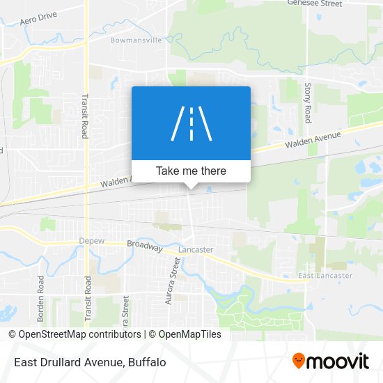 East Drullard Avenue map