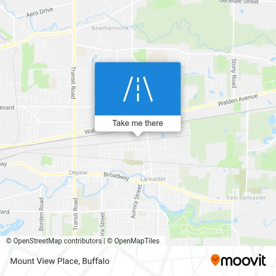 Mount View Place map