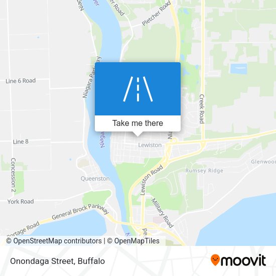 Mapa de Onondaga Street