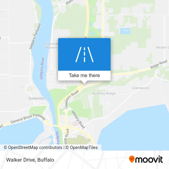 Walker Drive map