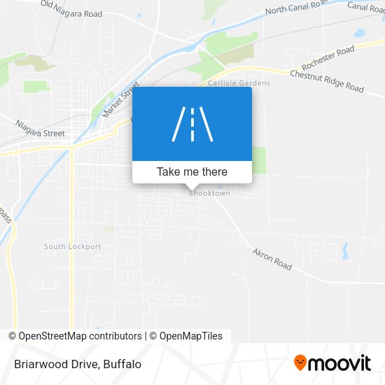 Briarwood Drive map