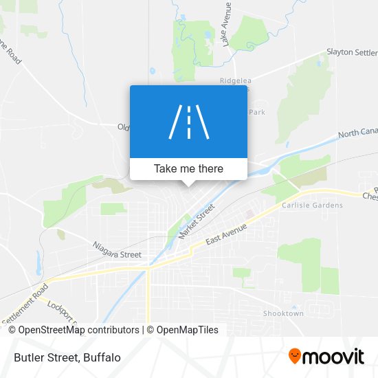 Mapa de Butler Street