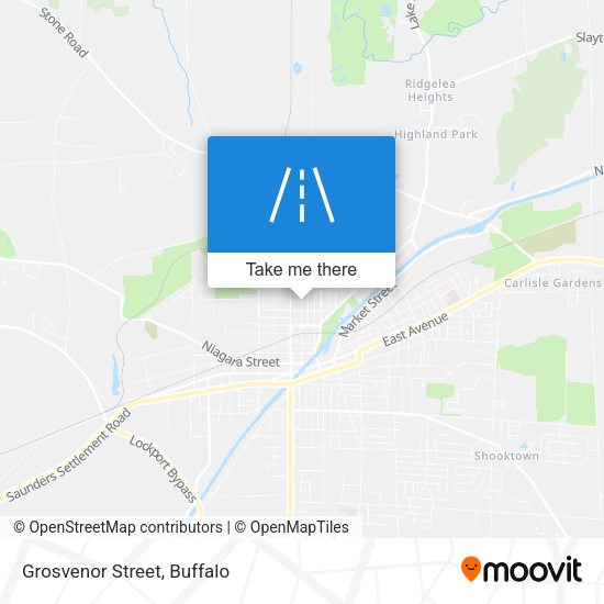 Mapa de Grosvenor Street