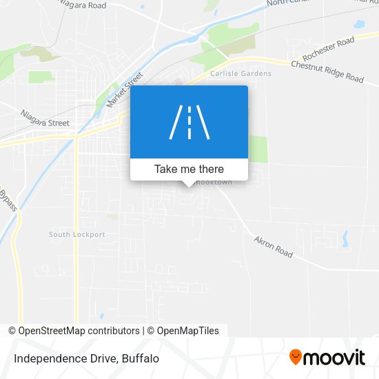 Mapa de Independence Drive